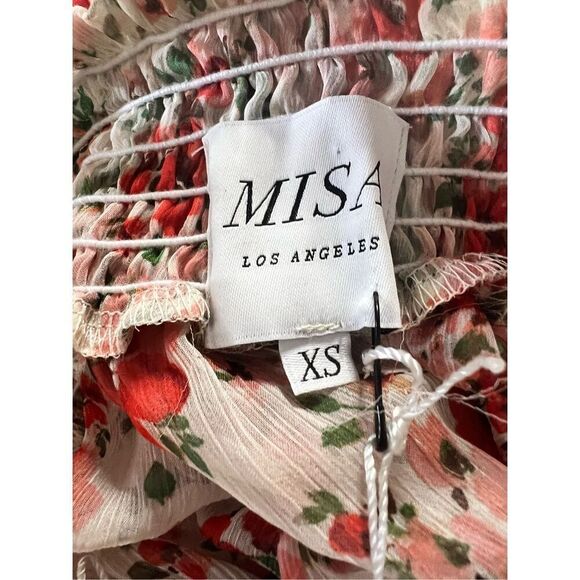 Misa Los Angeles Women's Poppy Allover Bella Chiffon Mini Skirt Size XS NWT - Picture 5 of 6